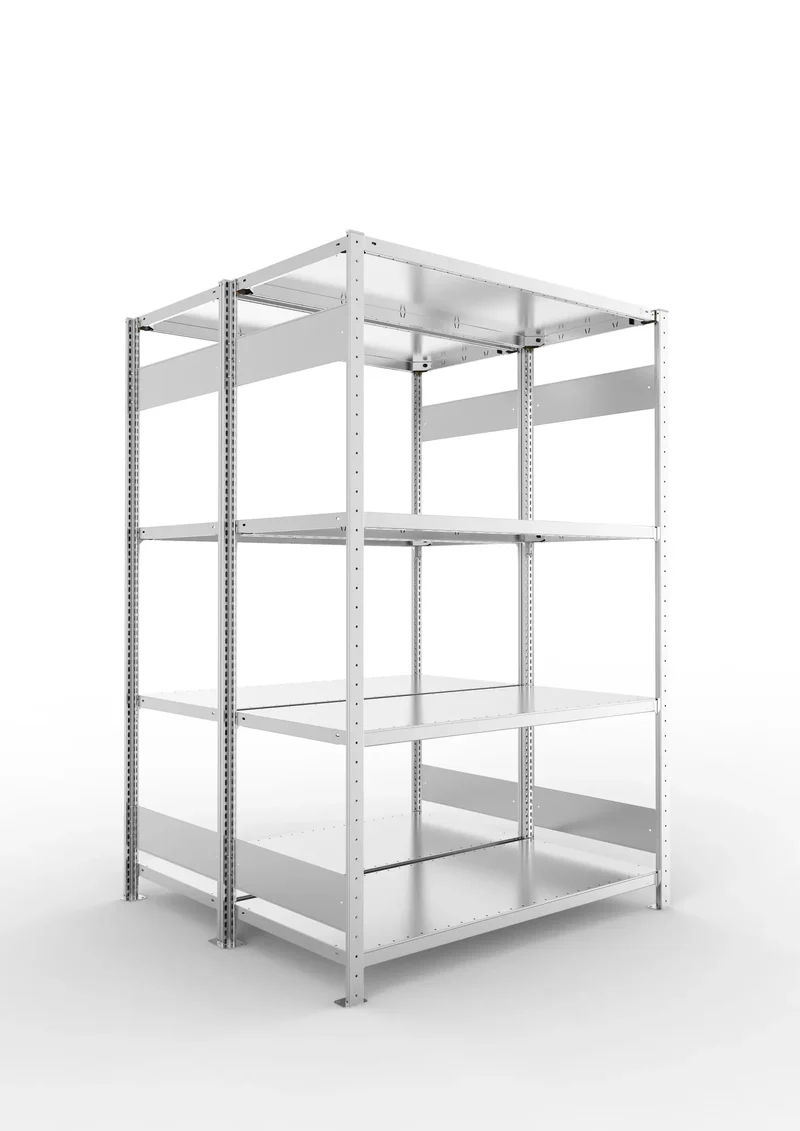Fachbodenregal Doppelregal Grundregal – 230 kg Fachlast