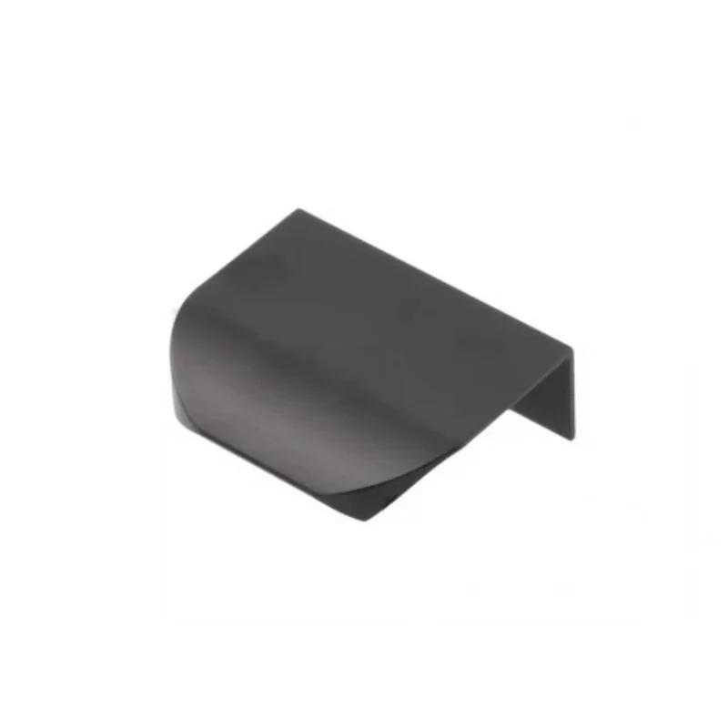 Griffleiste Kantengriff Rund 32mm (52mm Gesamtlänge) - Schwarz Matt