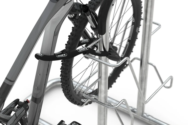 Fahrrad-Lean-To-System als Anlehnparker | Vorderradhalter