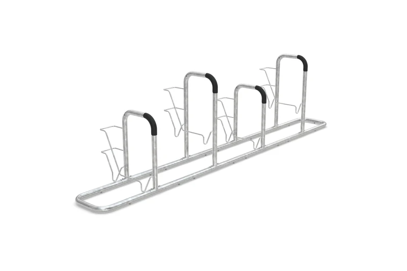 Fahrrad-Lean-To-System als Anlehnparker | Vorderradhalter