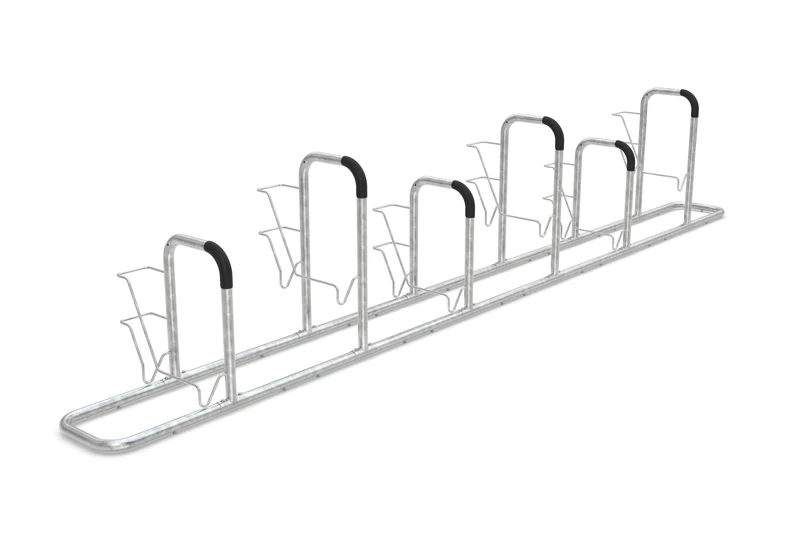 Fahrrad-Lean-To-System als Anlehnparker | Vorderradhalter