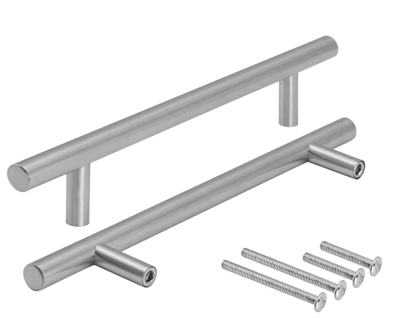 Möbelgriff Edelstahl gebürstet Stangengriff 10mm & 12mm Durchmesser