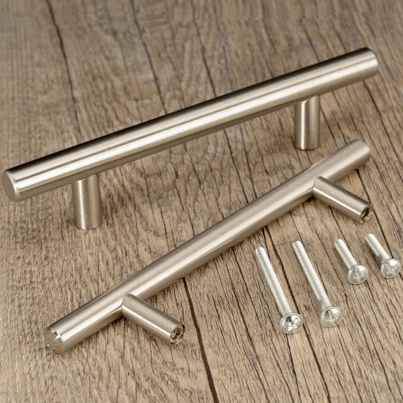 Möbelgriff Edelstahl gebürstet Stangengriff 10mm & 12mm Durchmesser