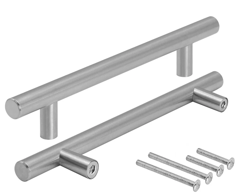 Möbelgriff Edelstahl gebürstet Stangengriff 10mm & 12mm Durchmesser