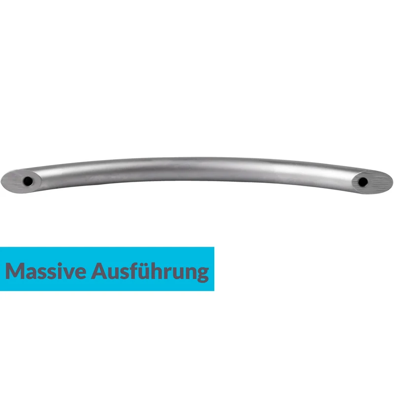 Möbelgriff aus Stahl Bogengriff Chrom Matt 10mm Durchmesser