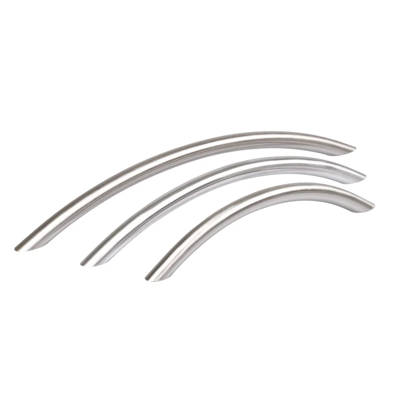 Möbelgriff Metall Bogengriff in Edelstahl Optik 10mm Durchmesser