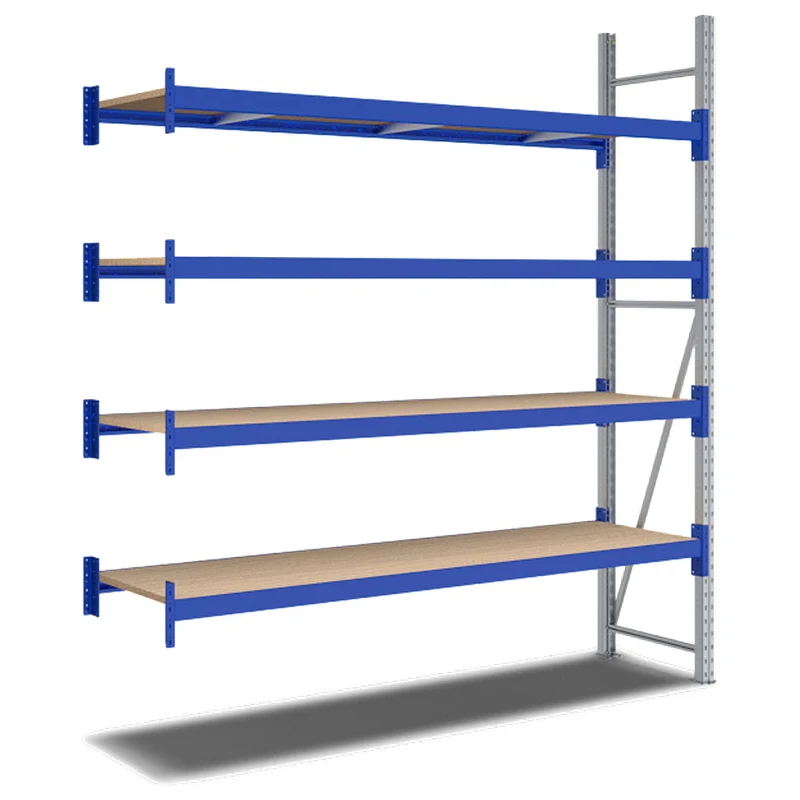Weitspannregal Lagerregal Anbauregal mit Holzeinlage von BITO Fachlast 550 kg