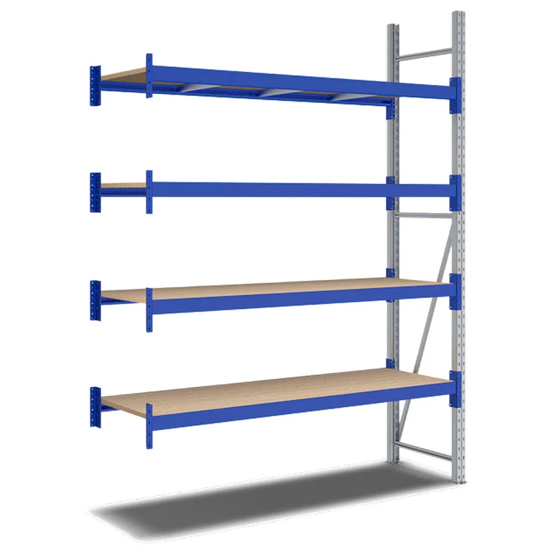 Weitspannregal Lagerregal Anbauregal mit Holzeinlage von BITO Fachlast 550 kg