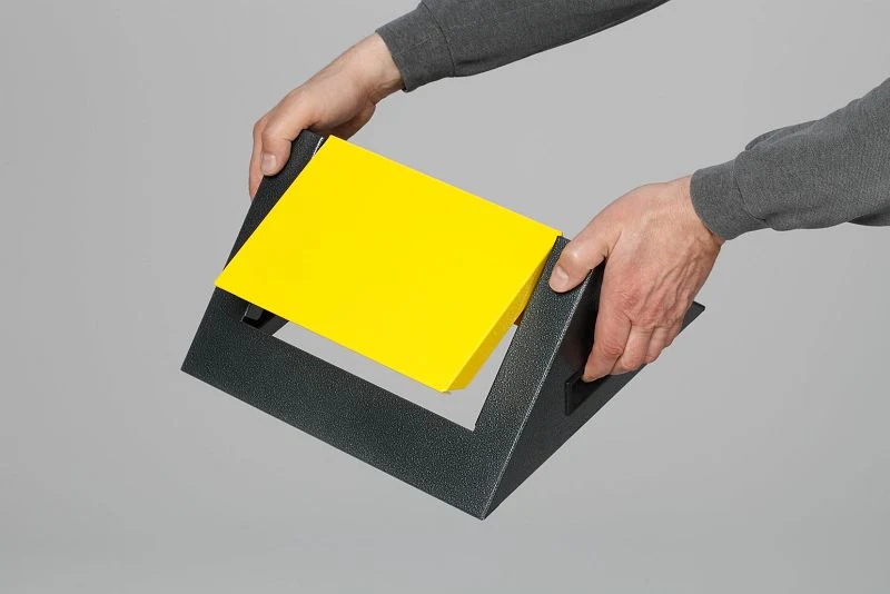 Wertstoffsammelgerät WSG 40 S Korpus antik-silber, Einwurfklappe in Farbe