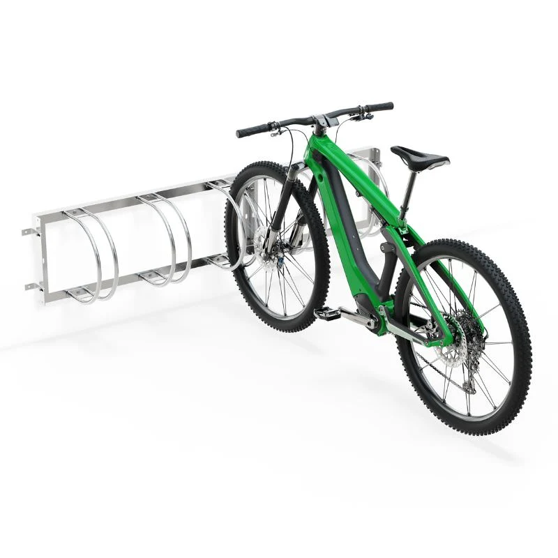 Wandmontierter Fahrradständer Economy R5S – feuerverzinkt und bis zu 6 Fahrräder