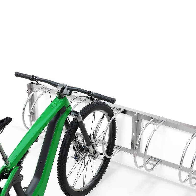Wandmontierter Fahrradständer Economy R5S – feuerverzinkt und bis zu 6 Fahrräder
