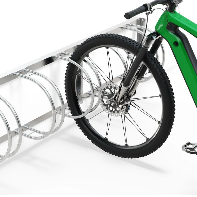 Wandmontierter Fahrradständer Economy R5S – feuerverzinkt und bis zu 6 Fahrräder