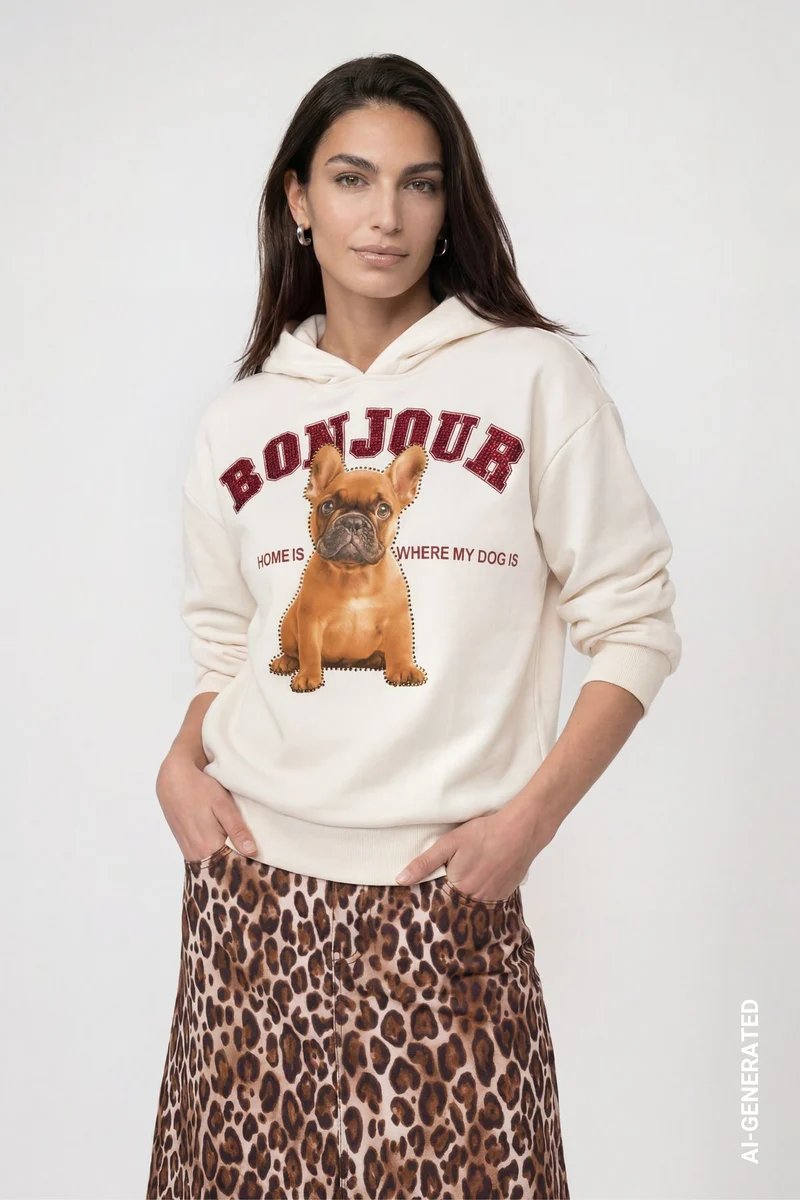 Sweatshirt mit Kapuze