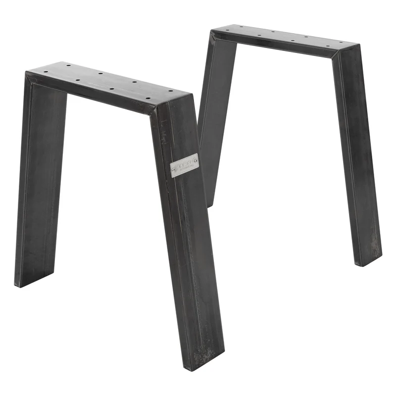Tischbeine Tischgestell Trapez-Loft-Design aus Stahl ML-Design