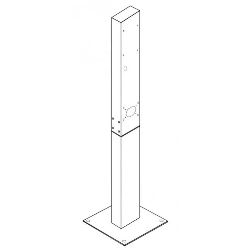 B-Ware Green Cell eMobility Standfuß Typ 2 GC EV Stand stabiler Montagepfosten 149cm