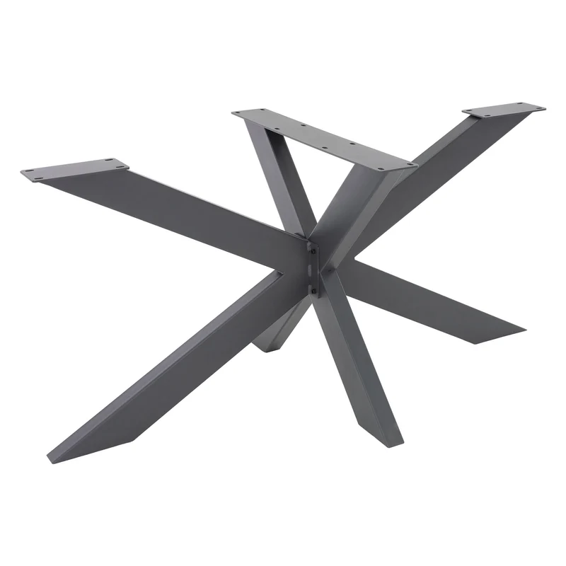 Tischbeine Tischgestell Spider 78 x 71 x 150 cm Anthrazit aus Metall ML-Design