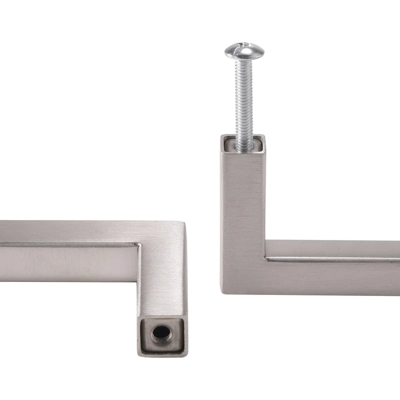 Möbelgriff Edelstahl quadratisch Schrankgriff 10x10mm Profil