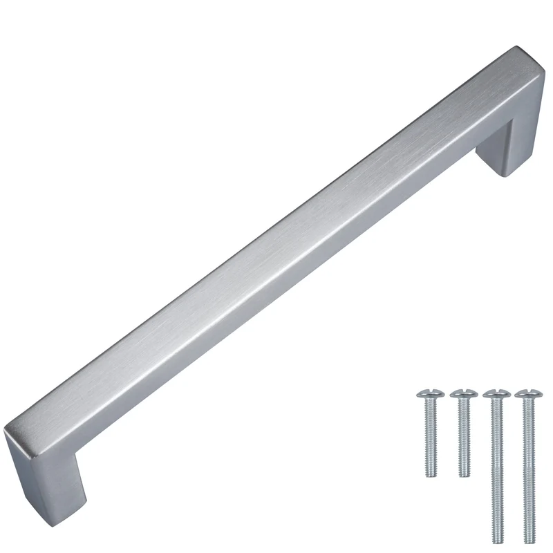 Möbelgriff Edelstahl quadratisch Schrankgriff 10x10mm Profil