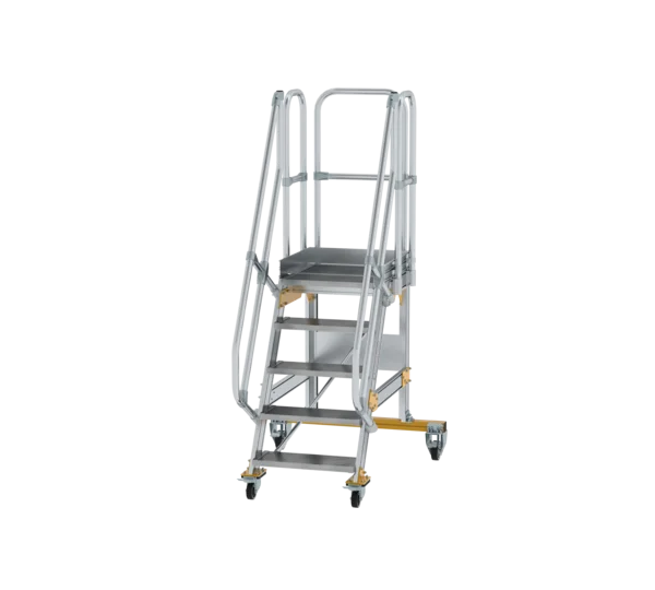 Plattformtreppe 60° fahrbar von MUNK Stufenbreite 600 mm