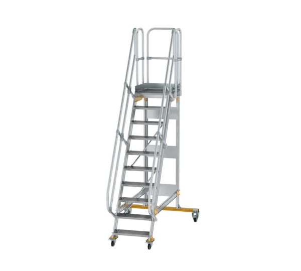 Plattformtreppe 60° fahrbar von MUNK Stufenbreite 600 mm