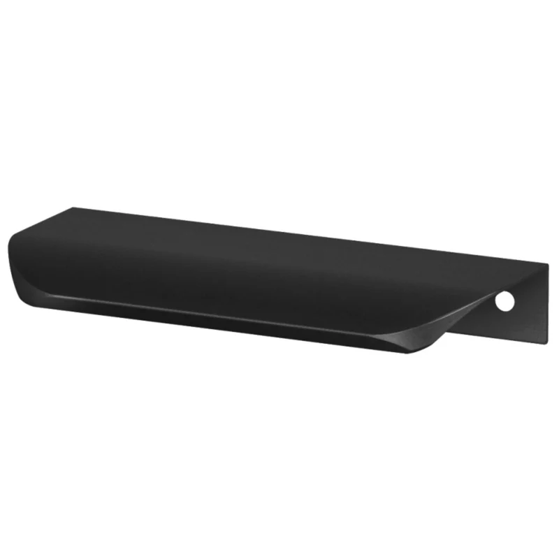 Griffleiste Kantengriff Rund 320mm (340mm Gesamtlänge) - Schwarz Matt