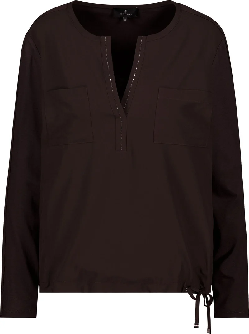 Blusenshirt mit Schmuckdetails