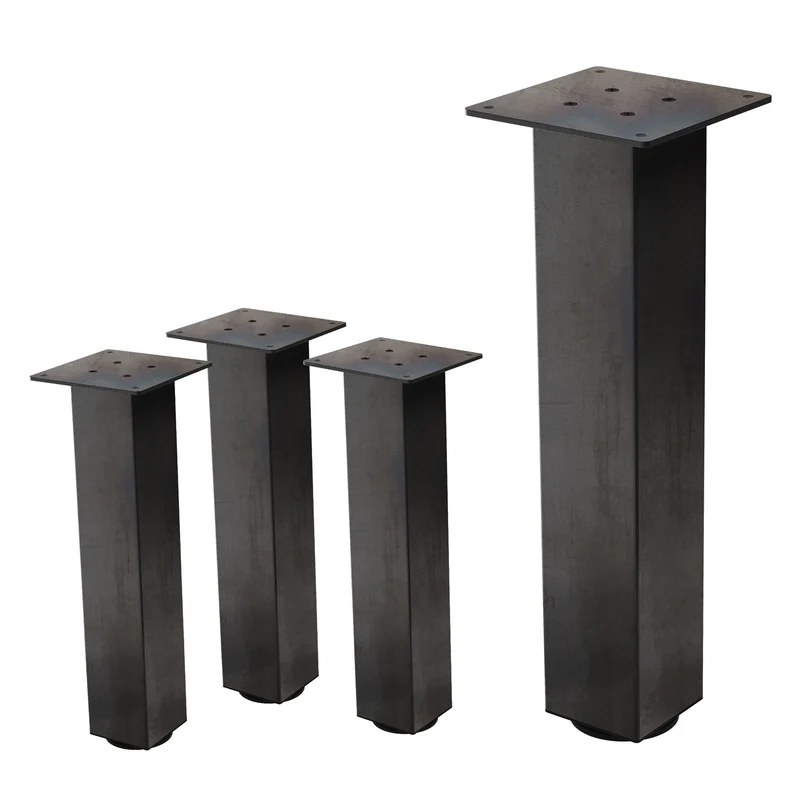 Tischbeine Tischgestell 4er Set I-Design aus Stahl ML-Design