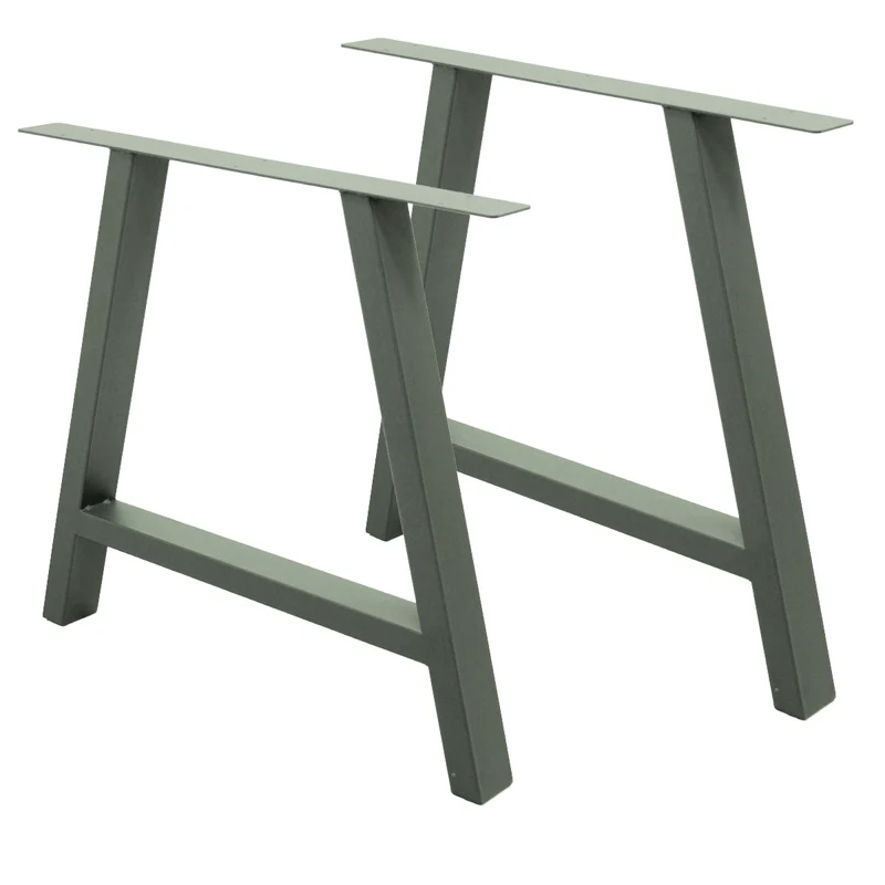 Tischbeine Tischgestell 2er Set A-Design aus Stahl ML-Design