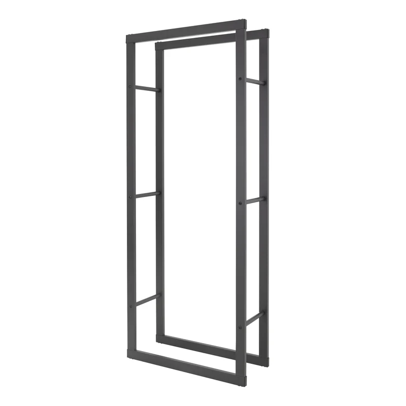 Kaminholzregal Brennholzregal rechteckig aus Stahl ML-Design
