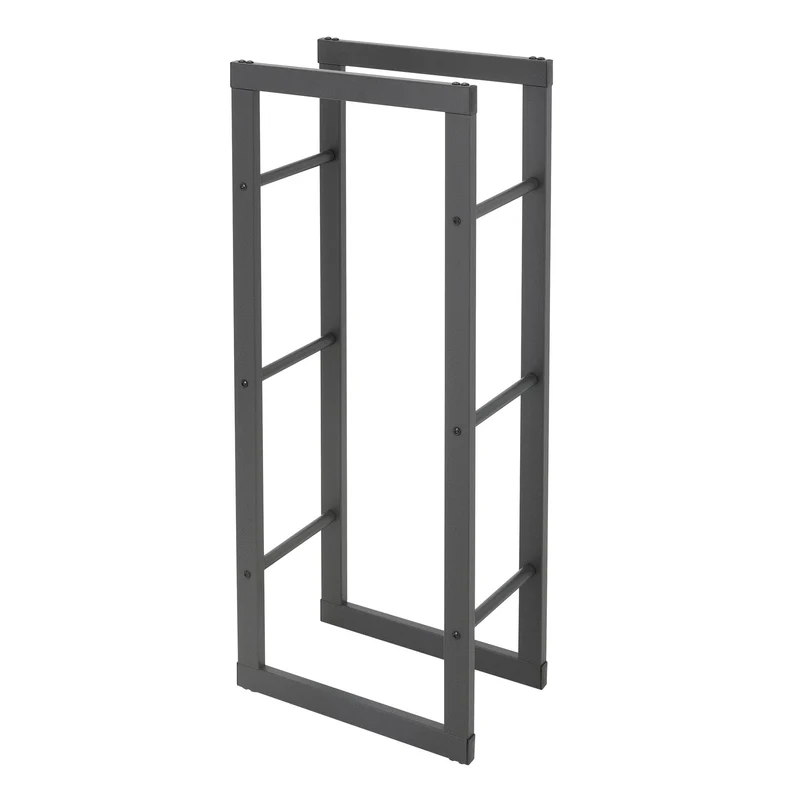 Kaminholzregal Brennholzregal rechteckig aus Stahl ML-Design