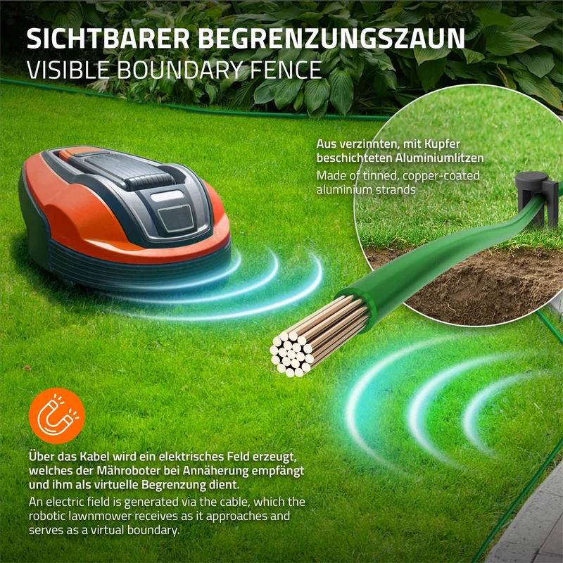 Universal Begrenzungskabel für Mähroboter