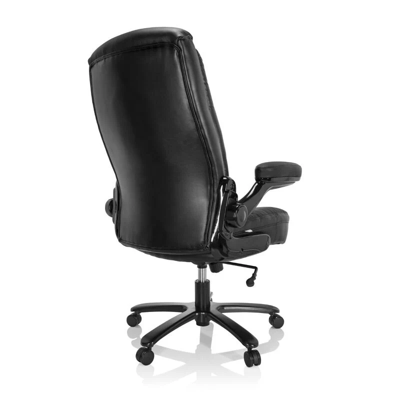 B-Ware hjh OFFICE XXL Drehstuhl INSTRUCTOR III Leder ergonomisch klappbare Armlehnen