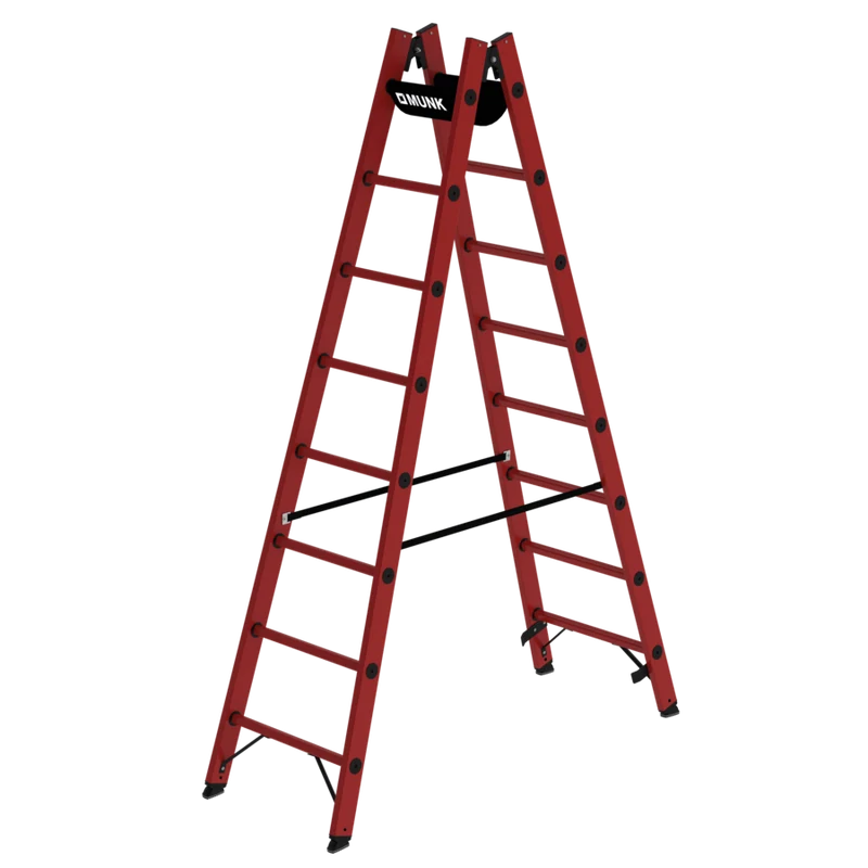 Stehleiter Sprossenleiter aus GFK – 2×4 bis 2×8 Sprossen