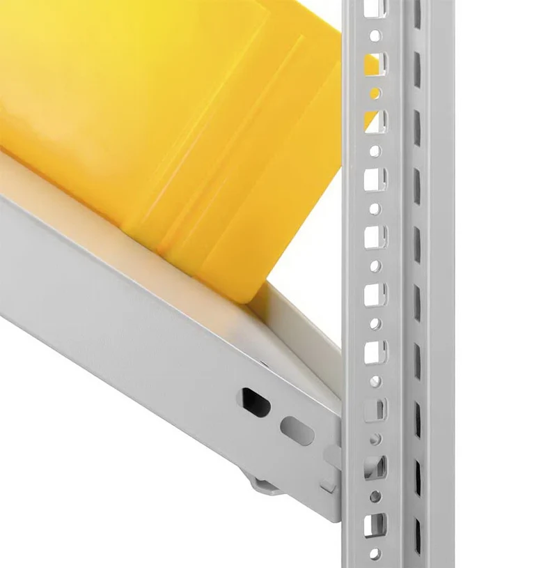 Schrägbodenregal Grundregal – verzinkt, H 2000 mm, B 1000/1300 mm