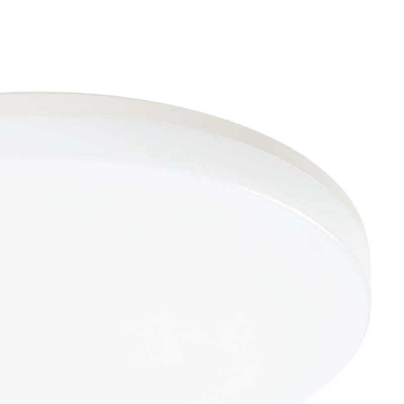 B-Ware Prios LED-Deckenlampe Artin Ø 28 cm weiß CCT IP65 2880 lm 16,2 W