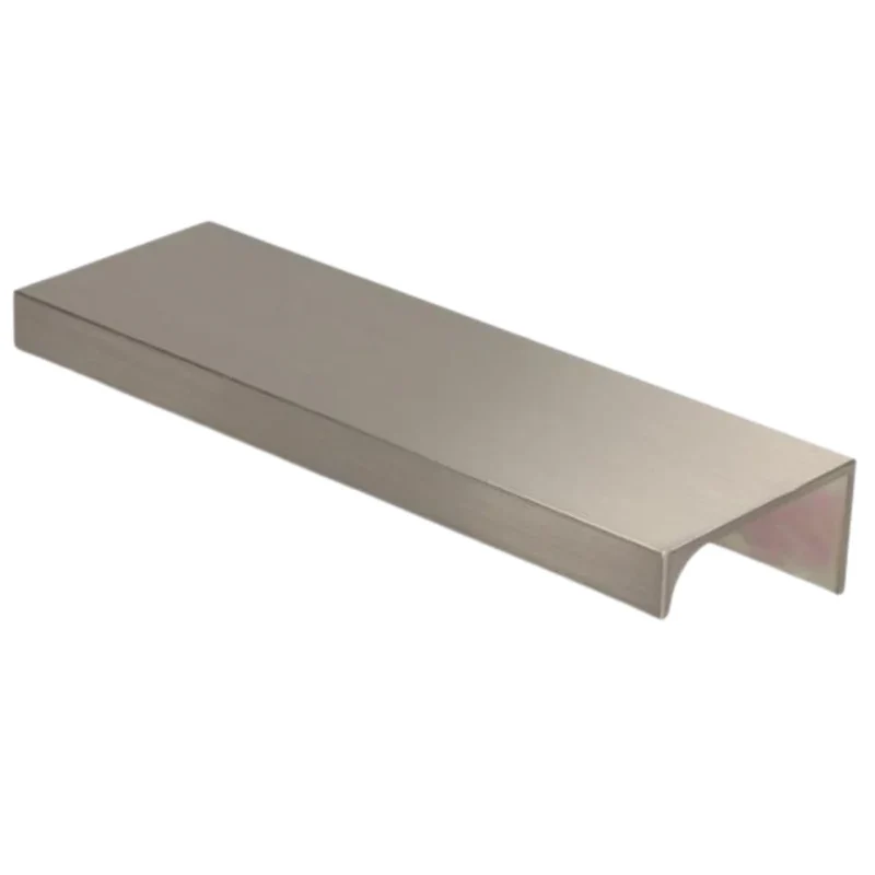 Edge Grip Rundprofil-Griff 540mm (560mm Gesamtlänge) - Gebürsteter Edelstahl