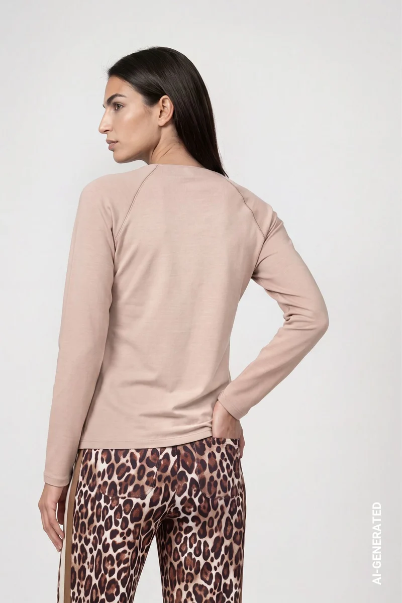 Basic-Langarmshirt
