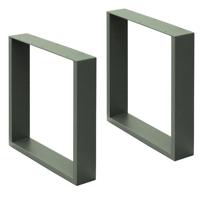 Tischbeine Tischgestell 2er Set U-Design aus Stahl ML-Design