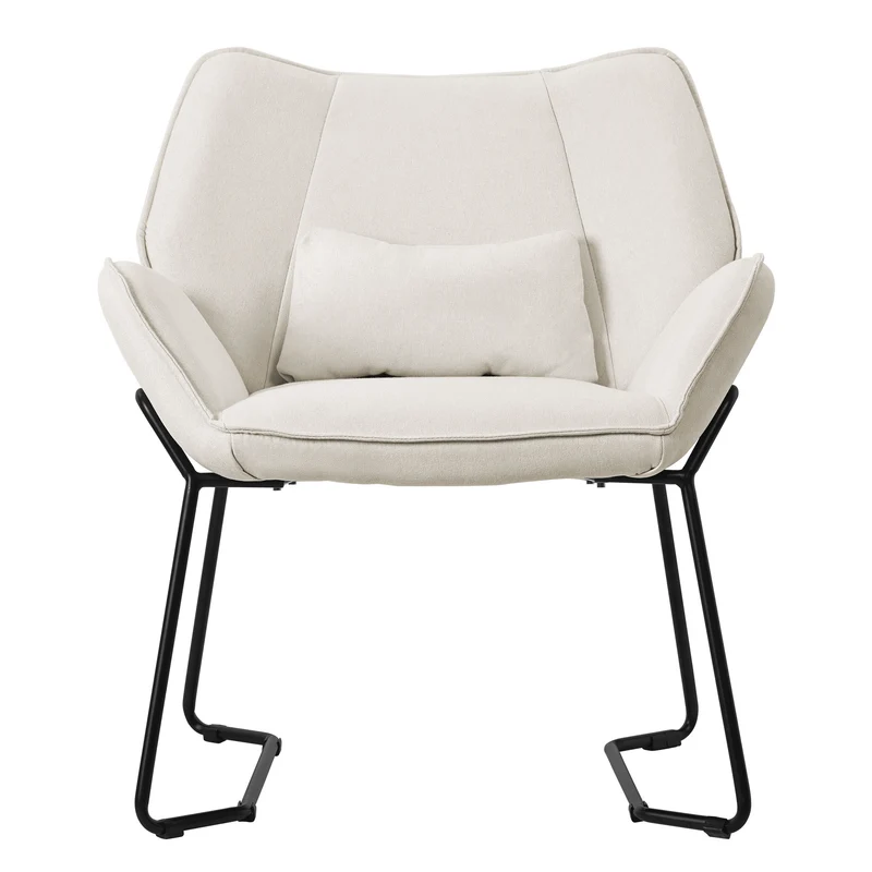 Relaxsessel Loungesessel mit Leinenbezug mit Armlehne ML-Design