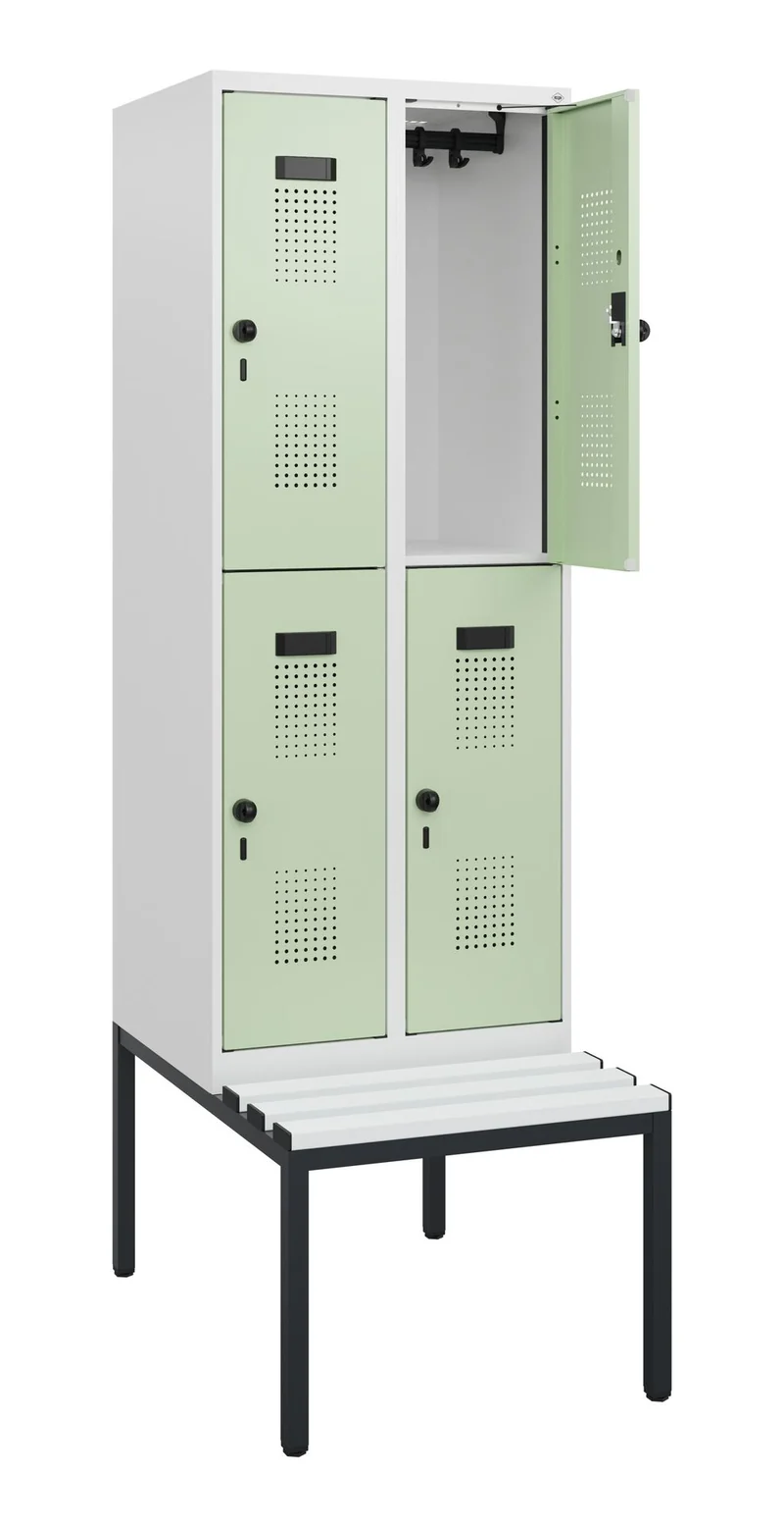 Doppelstock Spind EVOLO Plus aus Stahl
