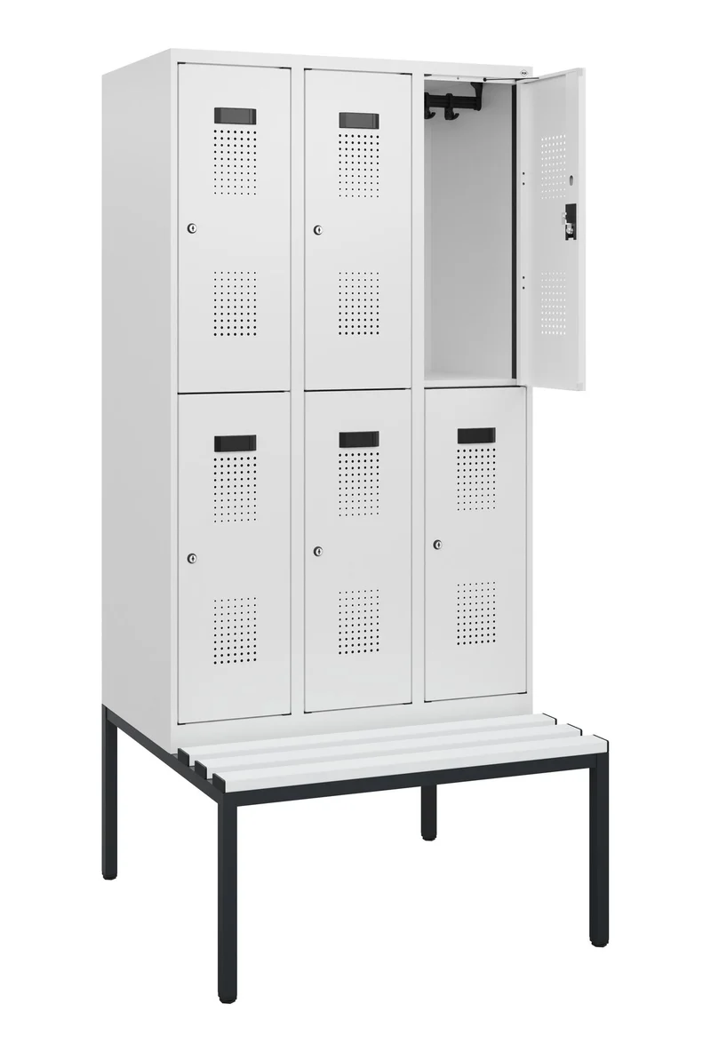 Doppelstock Spind EVOLO Plus aus Stahl