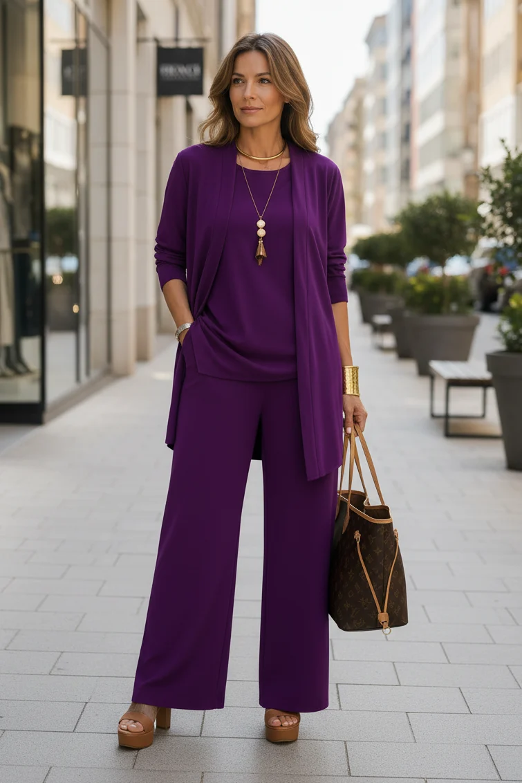 Casual Wide Leg Co-Ord Set for Modern Comfort