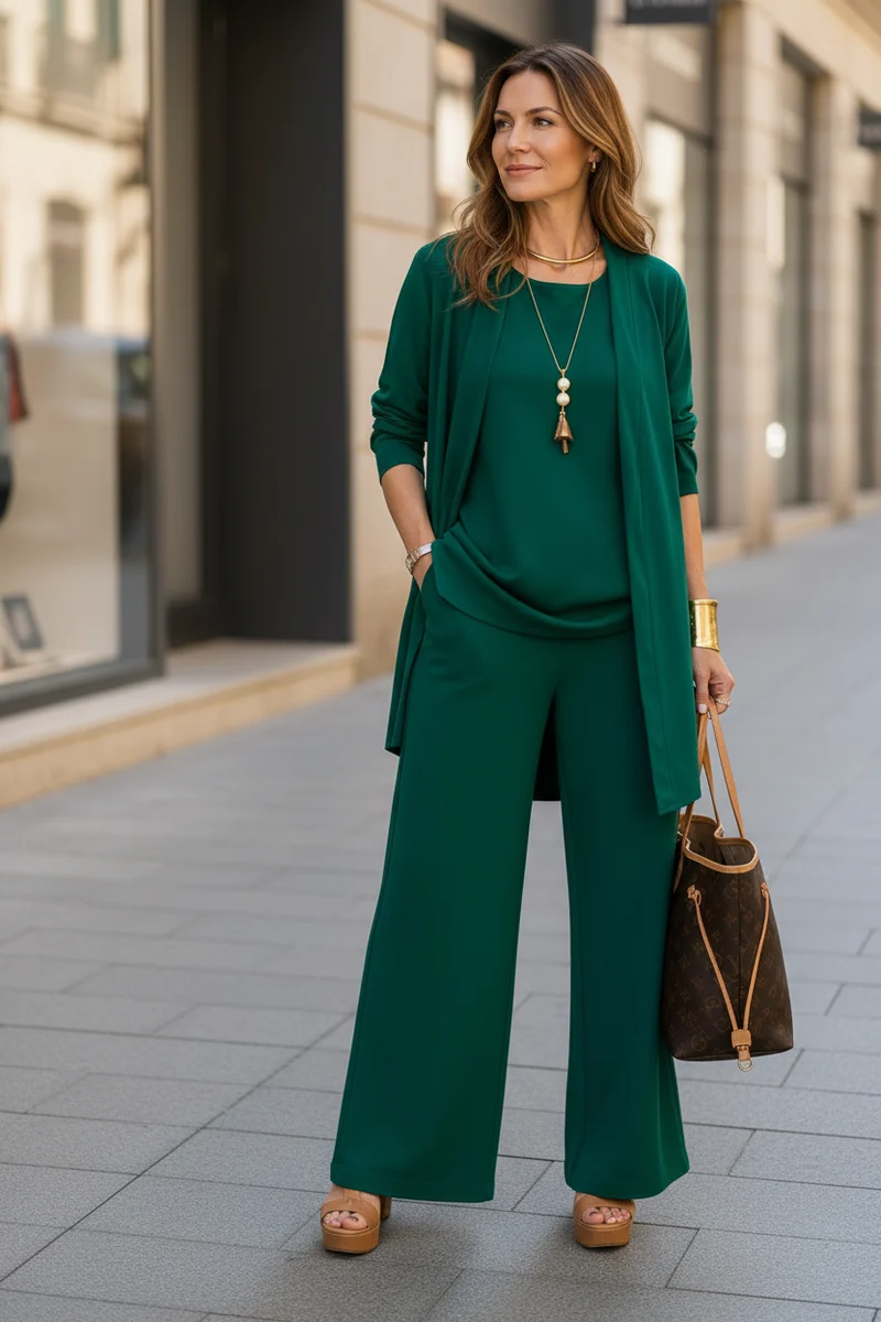 Casual Wide Leg Co-Ord Set for Modern Comfort