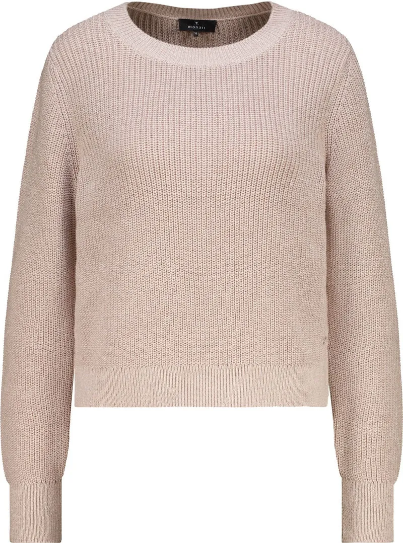 Basic-Strickpullover mit Lurex