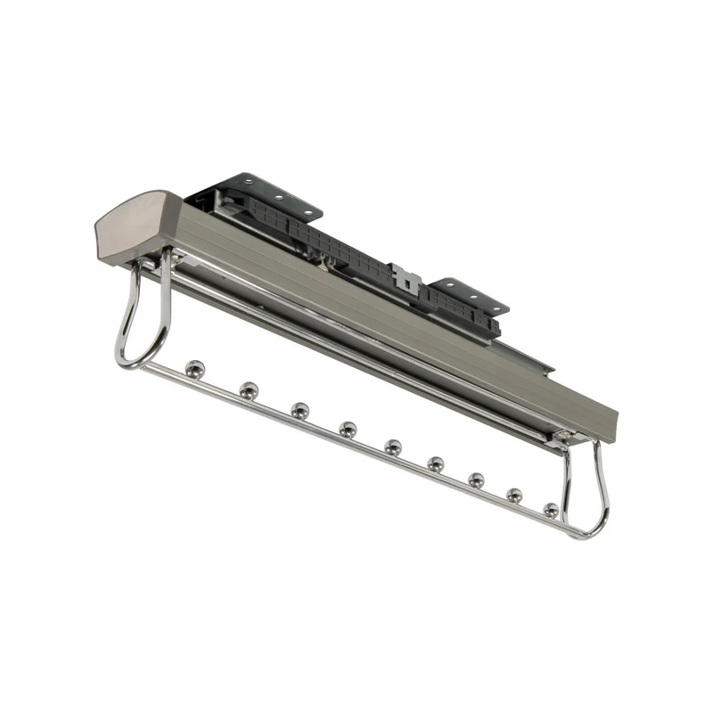 Ausziehbarer Kleiderbügel Soft-Close - Grau