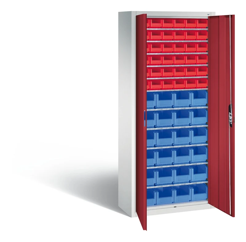 Magazinschrank mit 9–14 Fachböden – Traglast 70 kg, in RAL-Farben