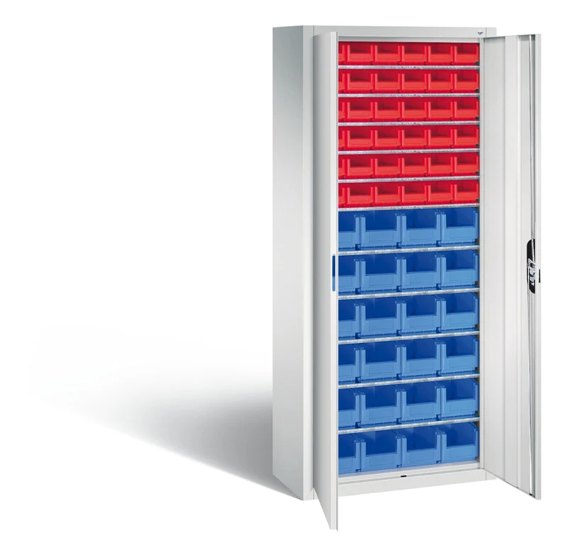 Magazinschrank mit 9–14 Fachböden – Traglast 70 kg, in RAL-Farben