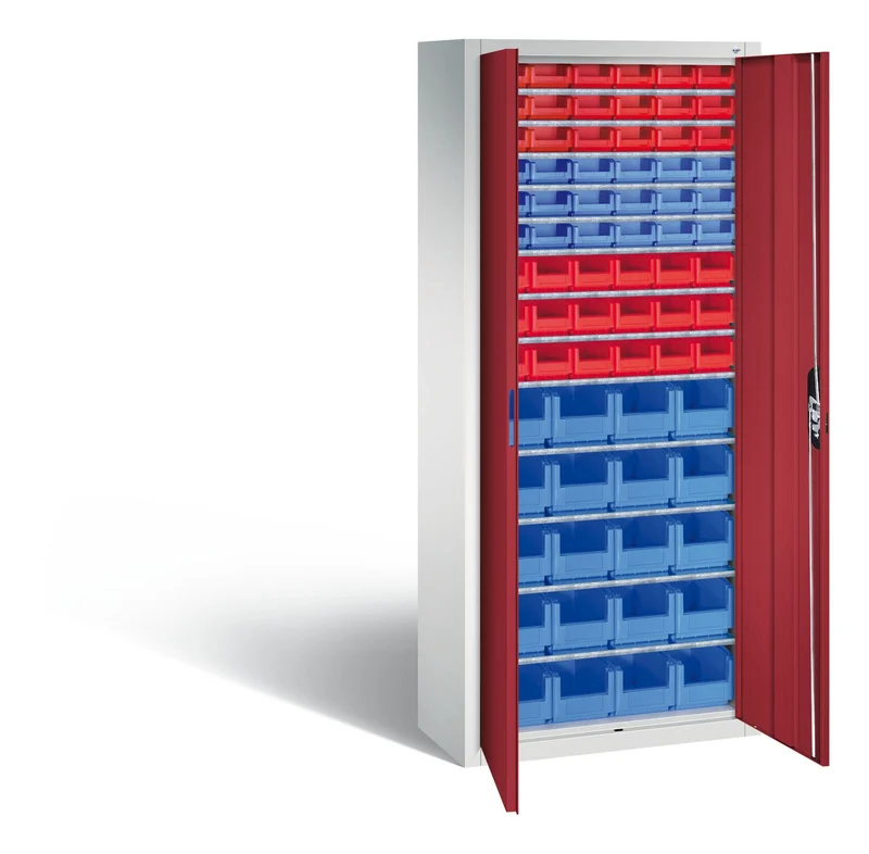Magazinschrank mit 9–14 Fachböden – Traglast 70 kg, in RAL-Farben