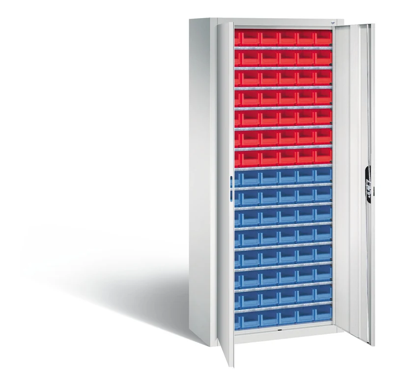 Magazinschrank mit 9–14 Fachböden – Traglast 70 kg, in RAL-Farben