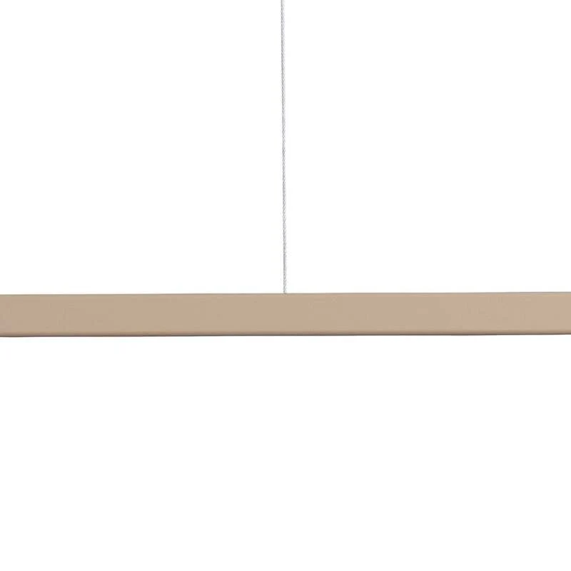 B-Ware Hängeleuchte Form 4 beige Metall 4-flammig E27 dimmbar 120 cm Aldex